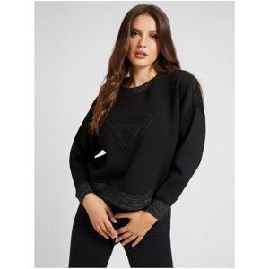 Black Womens Sweatshirt Guess Corina - Women