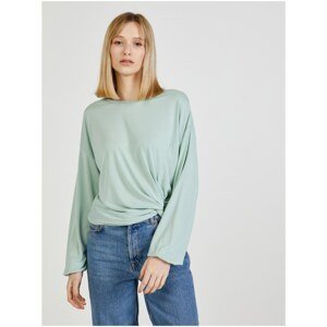 Light green T-shirt with knot ONLY Free - Women