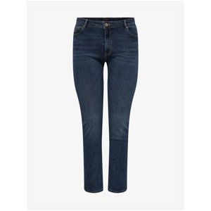 Dark Blue Straight Fit Jeans ONLY CARMAKOMA Lucca - Women