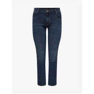 Dark Blue Straight Fit Jeans ONLY CARMAKOMA Lucca - Women