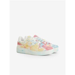 Yellow-Pink-Blue Men's Patterned Sneakers Tommy Hilfiger - Mens