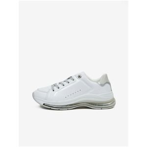 White Women's Leather Sneakers Tommy Hilfiger City Air Runner - Women