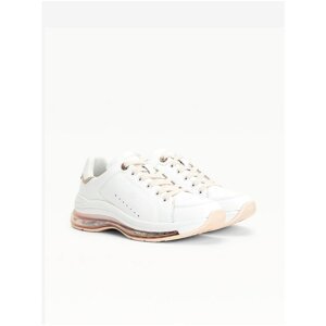 Pink-White Women's Leather Sneakers Tommy Hilfiger City Air Runner - Women