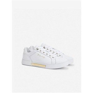 White Women's Leather Sneakers Tommy Hilfiger - Women