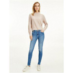 Tommy Hilfiger Blue Women's Skinny Fit Jeans with Embroidered Effect Tommy Hilfig - Women