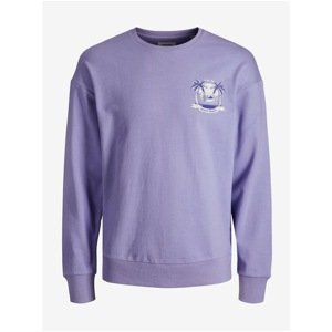 Purple Sweatshirt Jack & Jones Chiller - Men
