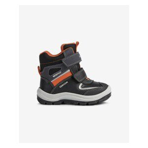 Black Kids Ankle Winter Boots Geox Flanfil - unisex