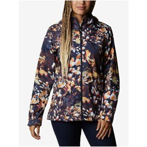 Dark Blue Women's Jacket with Floral Pattern Columbia Inner Limit - Women