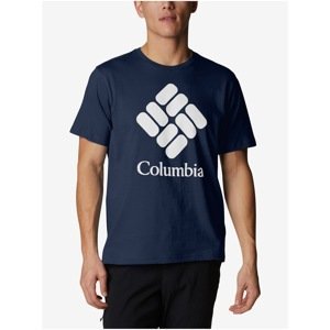 Columbia Trek™ Logo Short Sleeve Dark Blue Men's T-Shirt - Men's