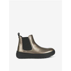 Kids Ankle Boots in Gold Geox Phaolae - Unisex