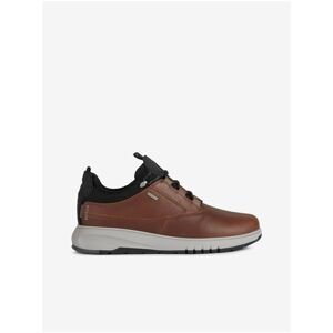 Brown Leather Men's Shoes Geox Aerantis - Men