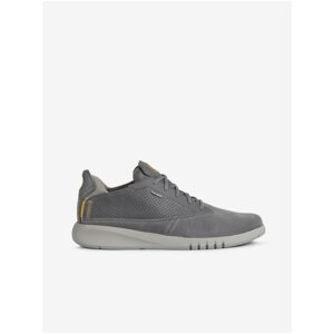 Grey Men's Suede Sneakers Geox Aerantis - Men