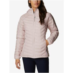Light Pink Women's Quilted Lightweight Winter Jacket with Hood Columbia Po - Women