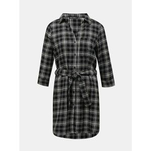 Black-gray plaid shirt dress TALLY WEiJL - Women