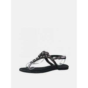 Black Leather Sandals Tamaris - Women