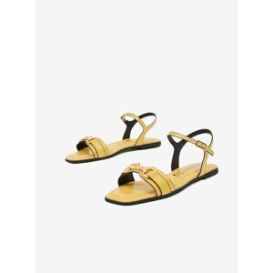 Yellow Leather Sandals Tamaris - Women