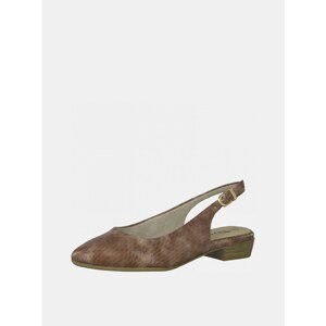 Brown patterned ballerinas Tamaris - Women