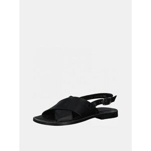 Black Leather Sandals Tamaris - Women