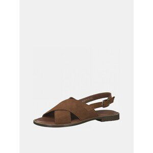 Brown Suede Sandals Tamaris - Women