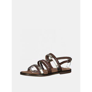 Brown Leather Sandals Tamaris - Women