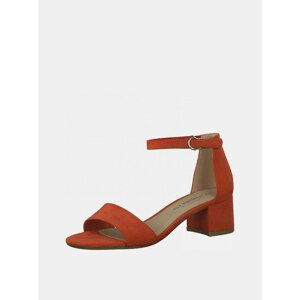 Tamaris Red Heeled Sandals - Women