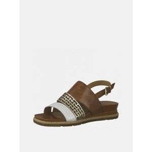 Brown Leather Sandals Tamaris - Women