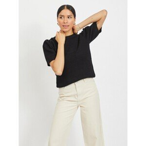 Black sweater top VILA Chassa - Women