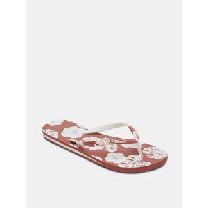 Brick Flowered Flip-Flops Roxy - Women