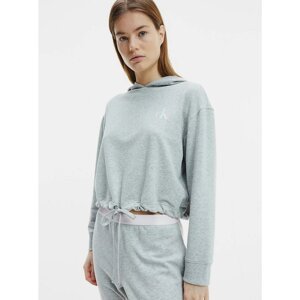 Grey Women's Short Hoodie Calvin Klein - Women