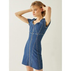 Blue Denim Dress with Zipper TALLY WEiJL - Women
