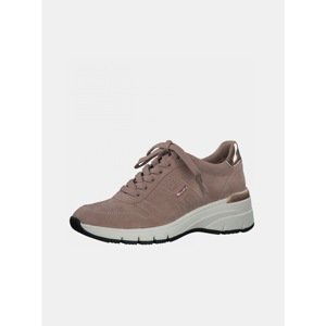 Old Pink Sneakers in Suede Tamaris - Women