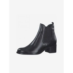 Black leather chelsea shoes Tamaris - Women