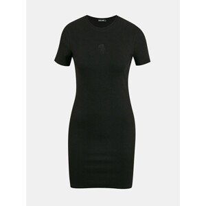 Black Ribbed Sheath Dress TALLY WEiJL - Women