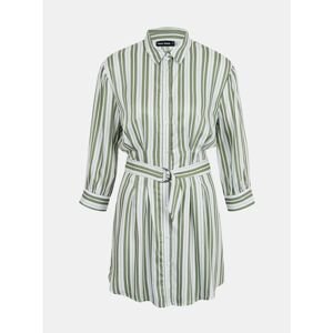 Green-white striped shirt dress TALLY WEiJL - Women
