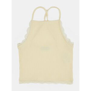 Yellow Top with Lace Details TALLY WEiJL - Women