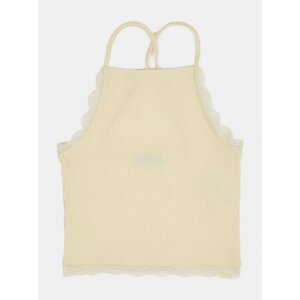 Yellow Top with Lace Details TALLY WEiJL - Women
