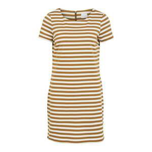 Mustard striped dress VILA - Women