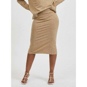 Beige Sheath Skirt VILA - Women