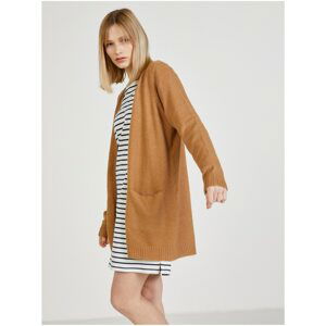 Light Brown Cardigan VILA Ril - Women