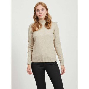 Beige sweater VILA Ril - Women