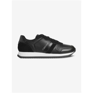 Low Top Lace Up Leather Sneakers Calvin Klein - Mens