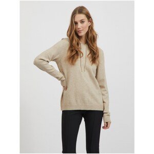 Beige Women's Hoodie VILA Ril - Women