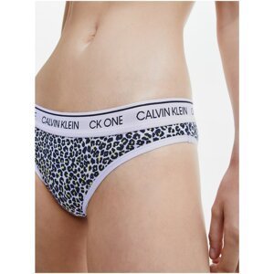 Black-and-White Patterned Panties Calvin Klein - Women