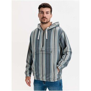 Neo Blue Twill Jacket Quiksilver - Men