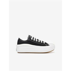 Converse Black Women's Platform Sneakers Chuck Taylor All Star Move Low - Women