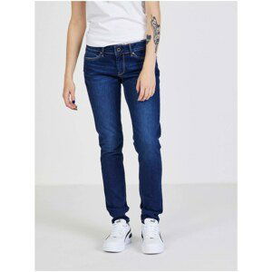 Dark Blue Women's Straight Fit Jeans Jeans Soho - Women