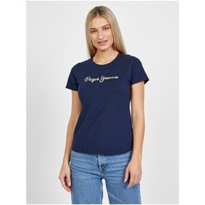 Dark blue Women's T-Shirt Pepe Jeans Dorita - Women