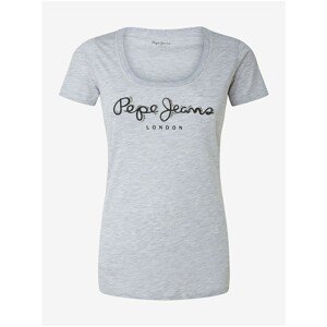 Light grey Women's T-Shirt Pepe Jeans Pam - Women