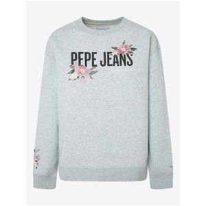 Light Grey Women's Sweatshirt Pepe Jeans Portia - Women