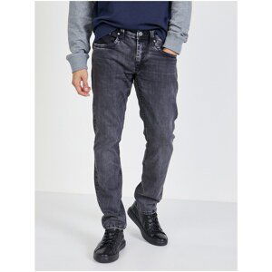 Dark Grey Men's Straight Fit Pepe Jeans Cash - Mens